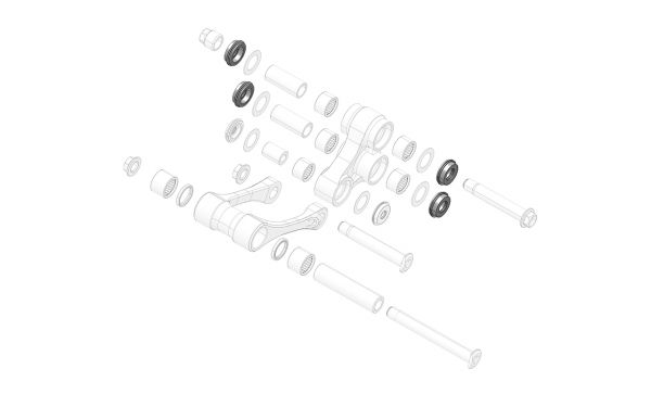 Dichtring für Umlenkhebellagerung