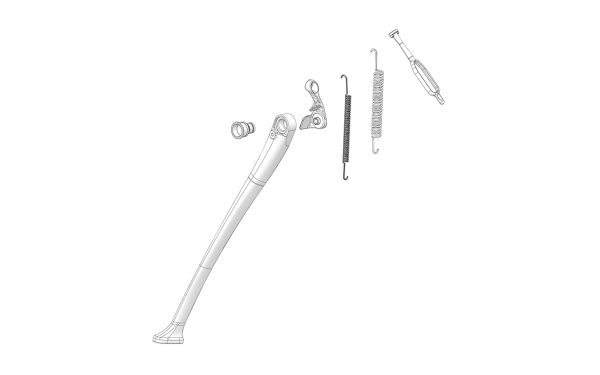 Seitenständer innere Feder